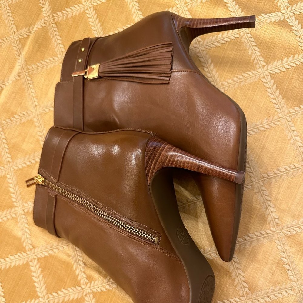 Michael Kors Woman's Winslow Leather Bootie